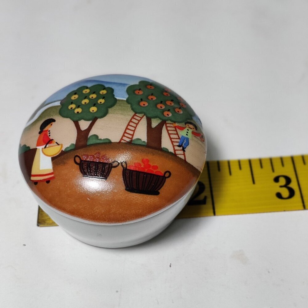 Miniature Trinket Box by Ruetter Porcelain Germany